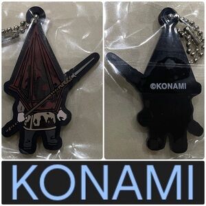 AUTHENTIC Konami Silent Hill 2 Triangle Head Red Pyramid Head Keychain Japan